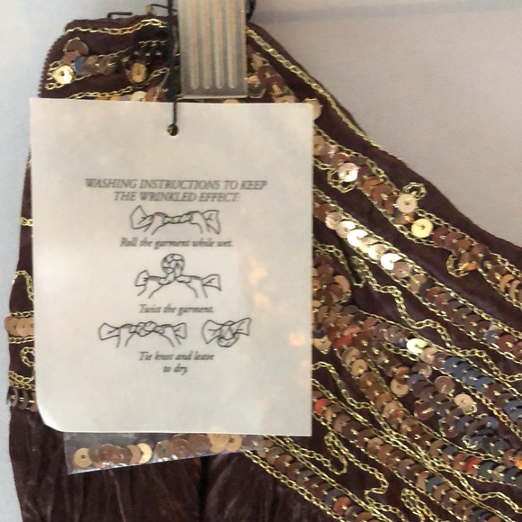 Cache brown knee length skirt - Picture 3 of 6